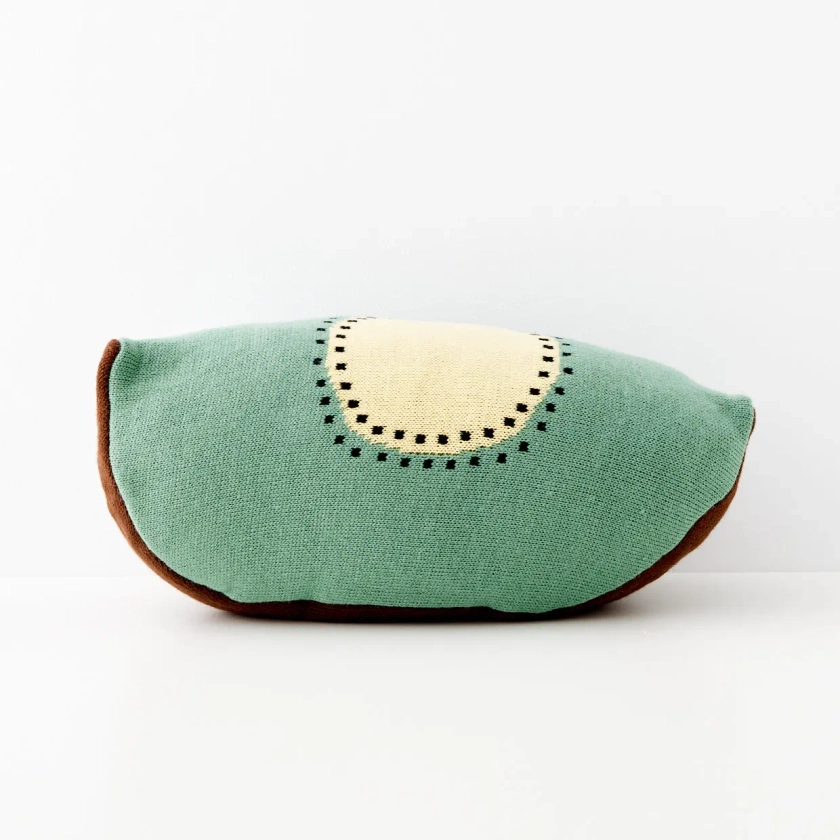 Kiwi Green Cotton Cushion | Accent and Throw Pillows - GIGI&TOM