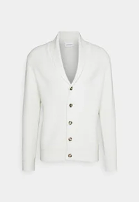 SHAWL COLLAR CARDIGAN - Gilet - off white