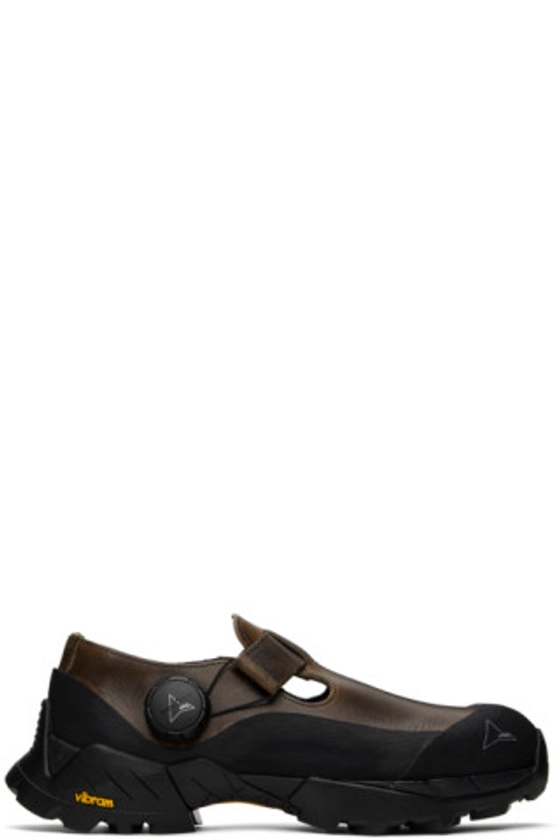 ROA - Brown & Black Pala Loafers