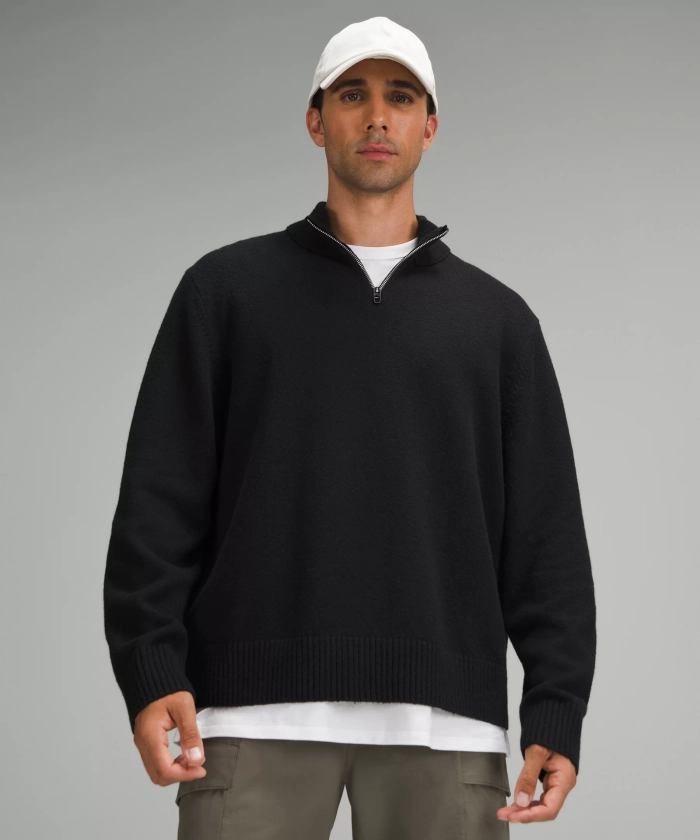 Relaxed-Fit Half-Zip Knit Sweater | Men's Sweaters | lululemon