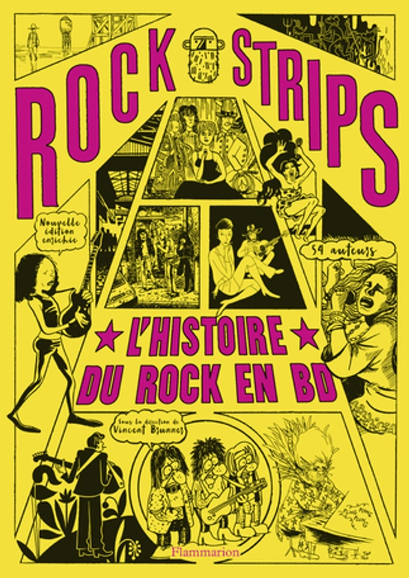 Rock Strips de Vincent Brunner - Editions Flammarion