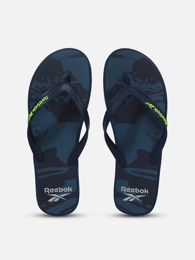 Reebok Men Logo Printed Male Russel Thong Flip Flops