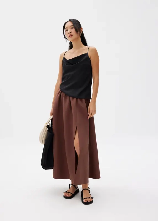 Zoe Flare Maxi Skirt