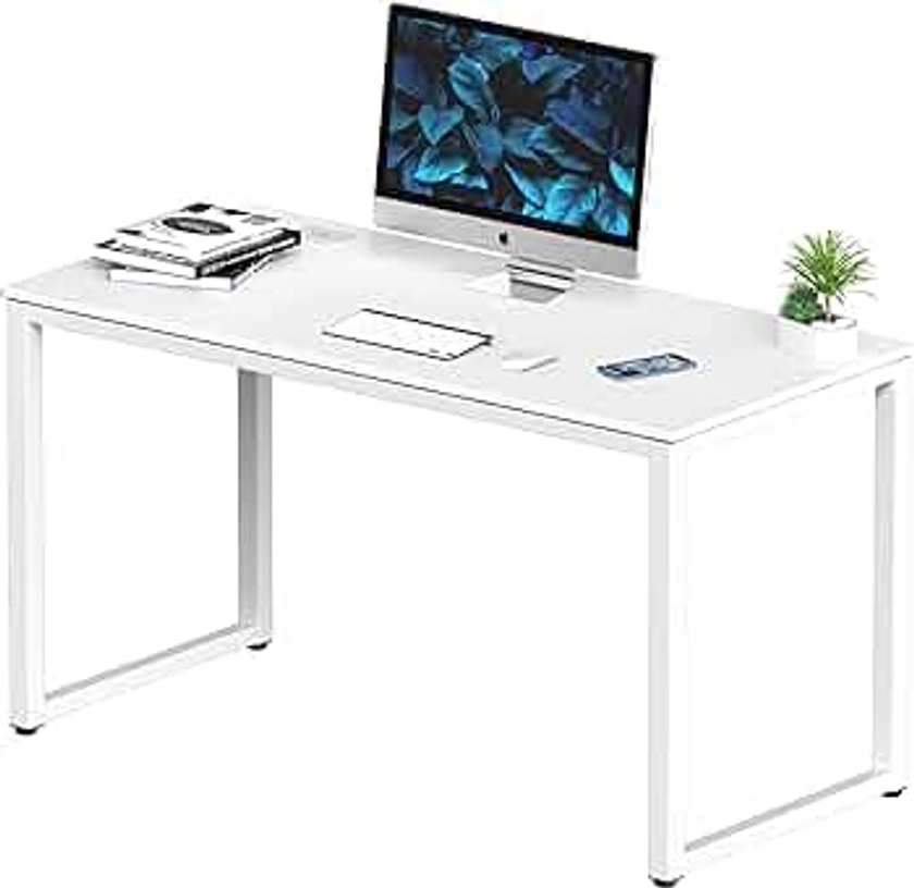 SHW 48" Home Office Computer Desk, 24" Deep, White