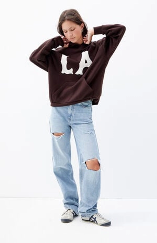 PacSun Light Indigo Ripped '90s Boyfriend Jeans | PacSun