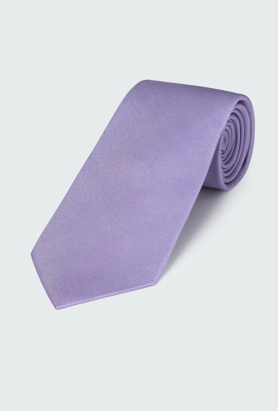 Deep Lilac Silk Tie