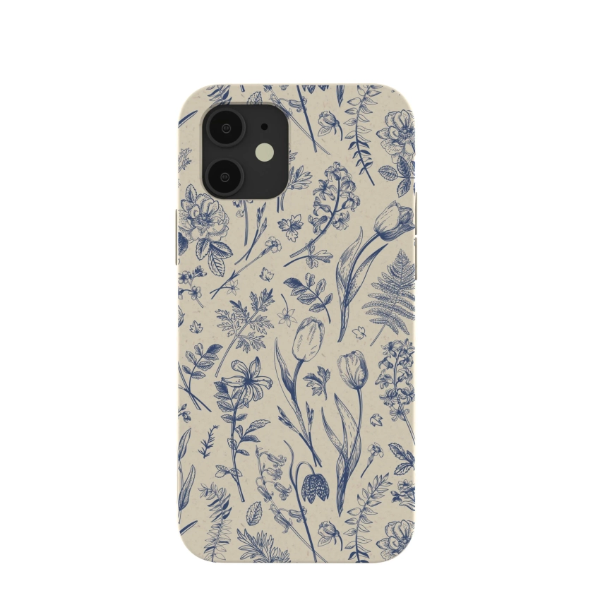 London Fog Indigo Bouquet iPhone 12/ iPhone 12 Pro Case