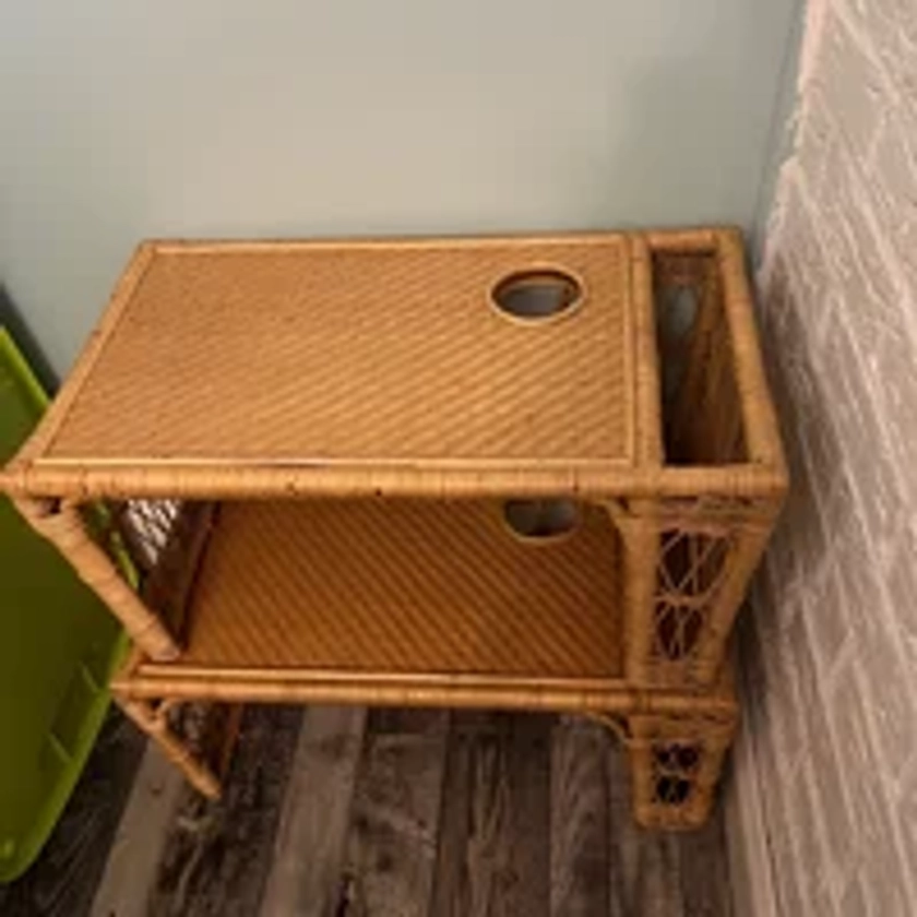 Two Bamboo Bed Trays