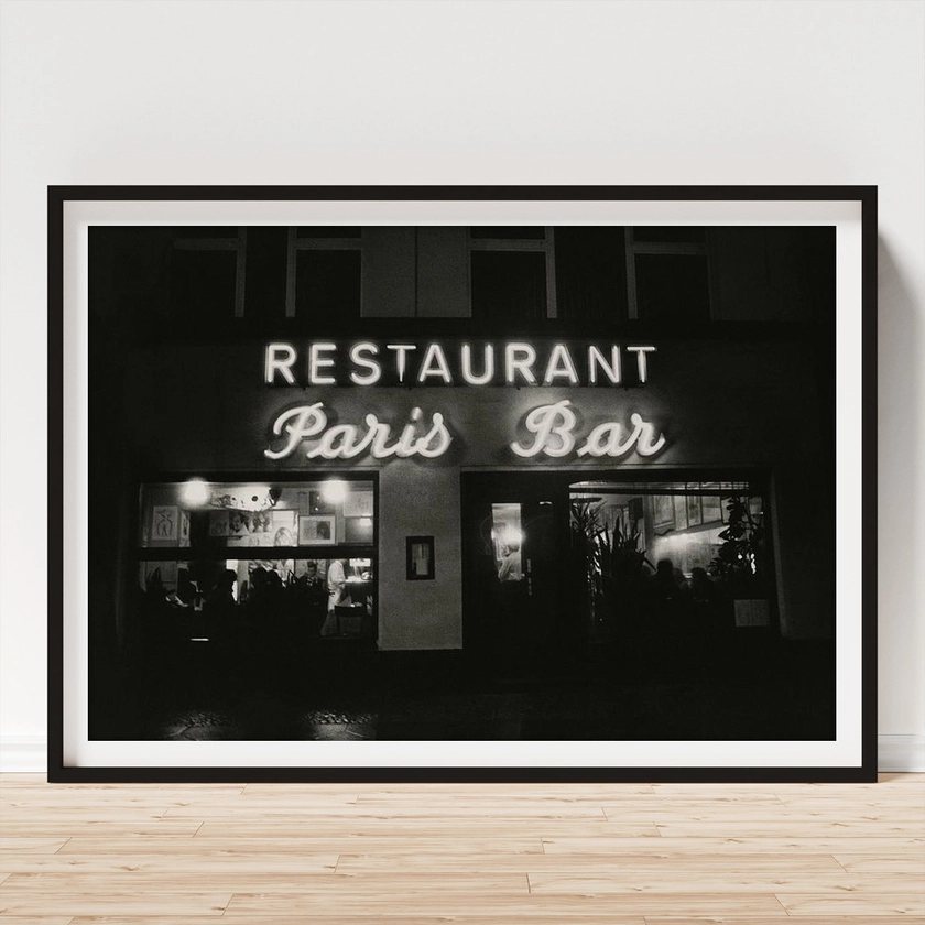 The Paris Bar Framed Print by Dominique Nabokov