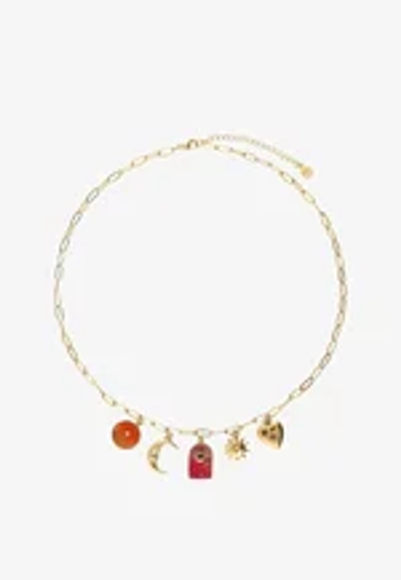 My Jewellery MYSTIC WITH DIFFERENT CHARMS - Collier - gold coloured/doré - ZALANDO.FR