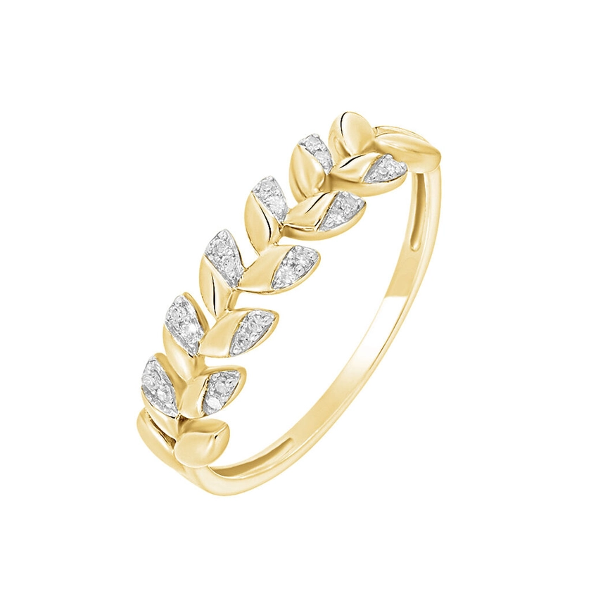 Bague Berinice Or Jaune Diamant