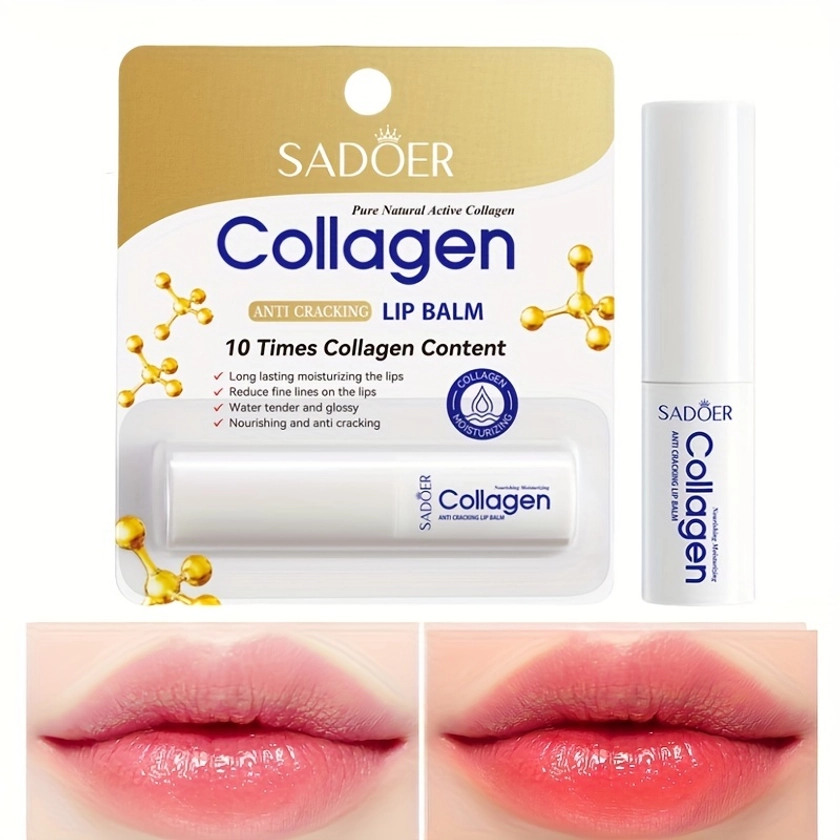 Collagen Anti Lip Balm: Collagen - Temu