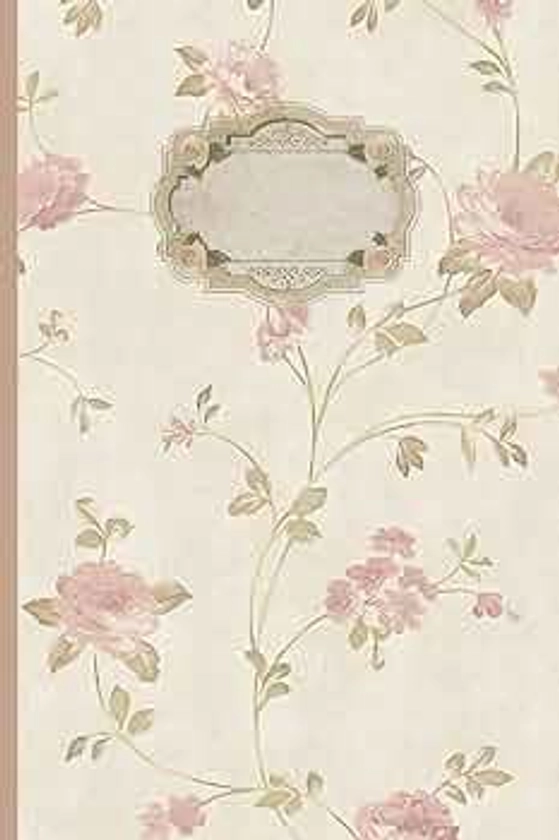 Aesthetic Floral Lined Notebook Journal: Aesthetic, Coquette, Vintage Lined Journal/Notebook For Women, 6"x9", Lined/Ruled Cream Pages