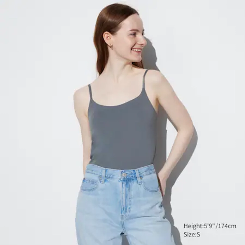 AIRism Sleeveless Camisole Bra Top | UNIQLO GB