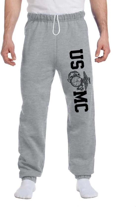 Lucky Ride USMC Marines Sweatpants US Marine Clothing Sweat Pants