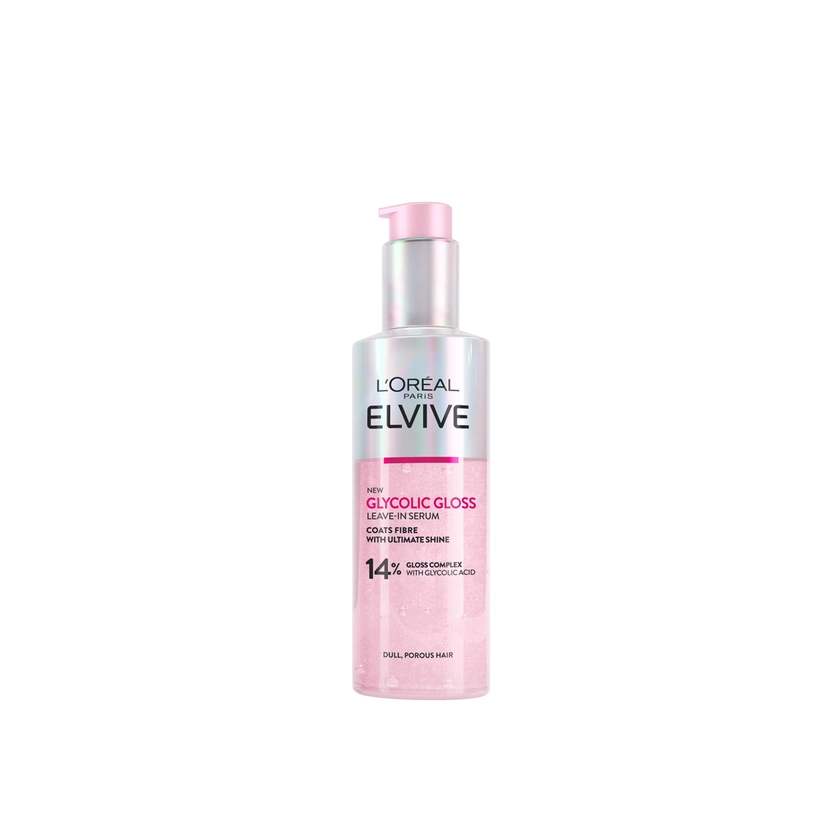 L'Oréal Paris Elvive Glycolic Gloss Leave-In Serum 150ml (5.07 fl oz)