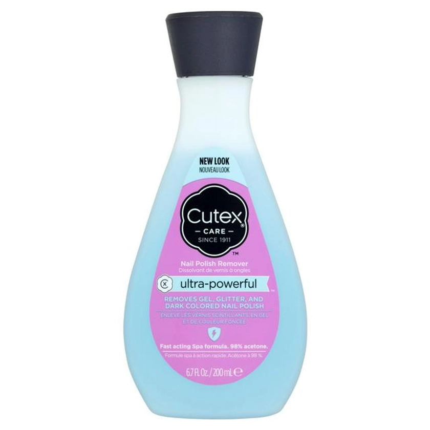 Cutex Ultra-Powerful Nail Polish Remover 200ml | Sainsbury's