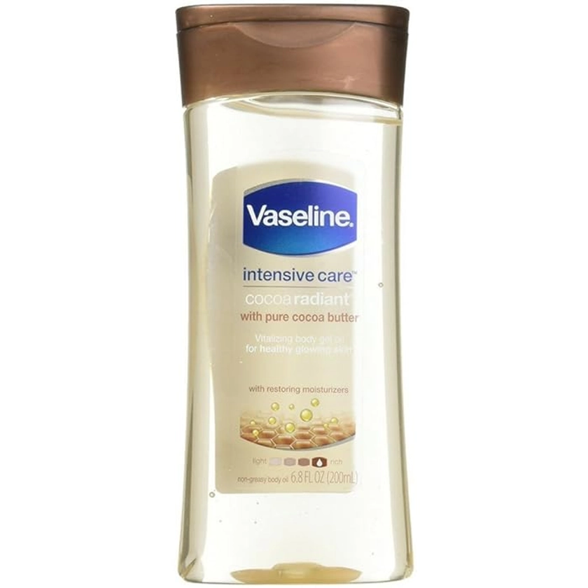 Buy Vaseline Intensive Care Gel Cocoa Radiant Oil 6.8 Ounce (201ml) (6 Pack) Online at desertcart Greece