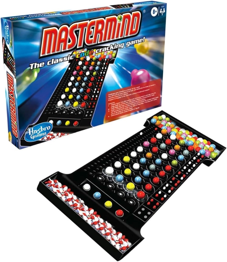 Hasbro Mastermind The Classic Code Cracking Game à partir de 8 ans, pour 2 joueurs