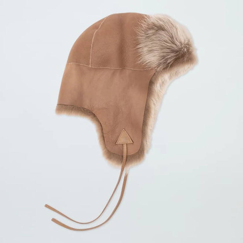 N°· Eleven										Butter Shearling Trapper Hat