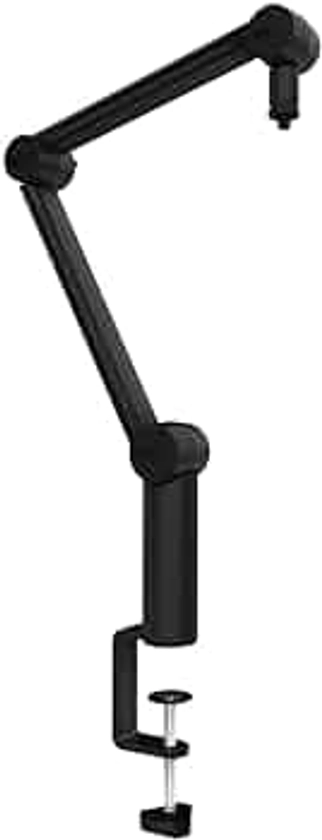 NZXT Boom Arm Mini - AP-BOOMS-B1 - Small Microphone Boom Arm for Streaming, Content Creation, Podcasting & Recording – Smooth & Silent – Covered Cable Channel – Universal Compatibility,Black