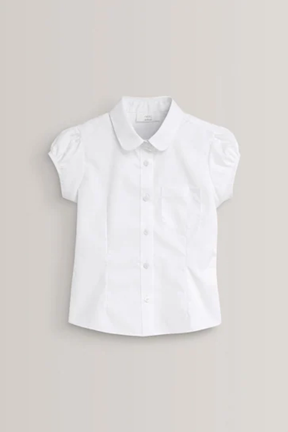 Buy White Puff Sleeve School Blouse (3-16yrs) from the Next UK online shop