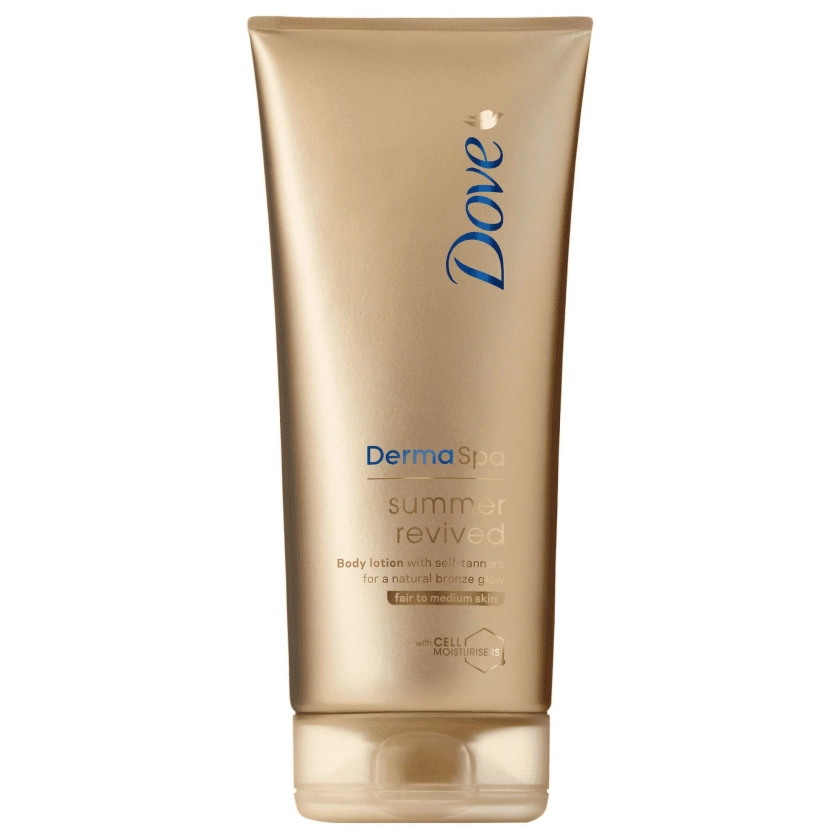 Dove Derma Spa Summer Revived Fair to Medium Skin Body Lotion 200ml (Pack of 2)