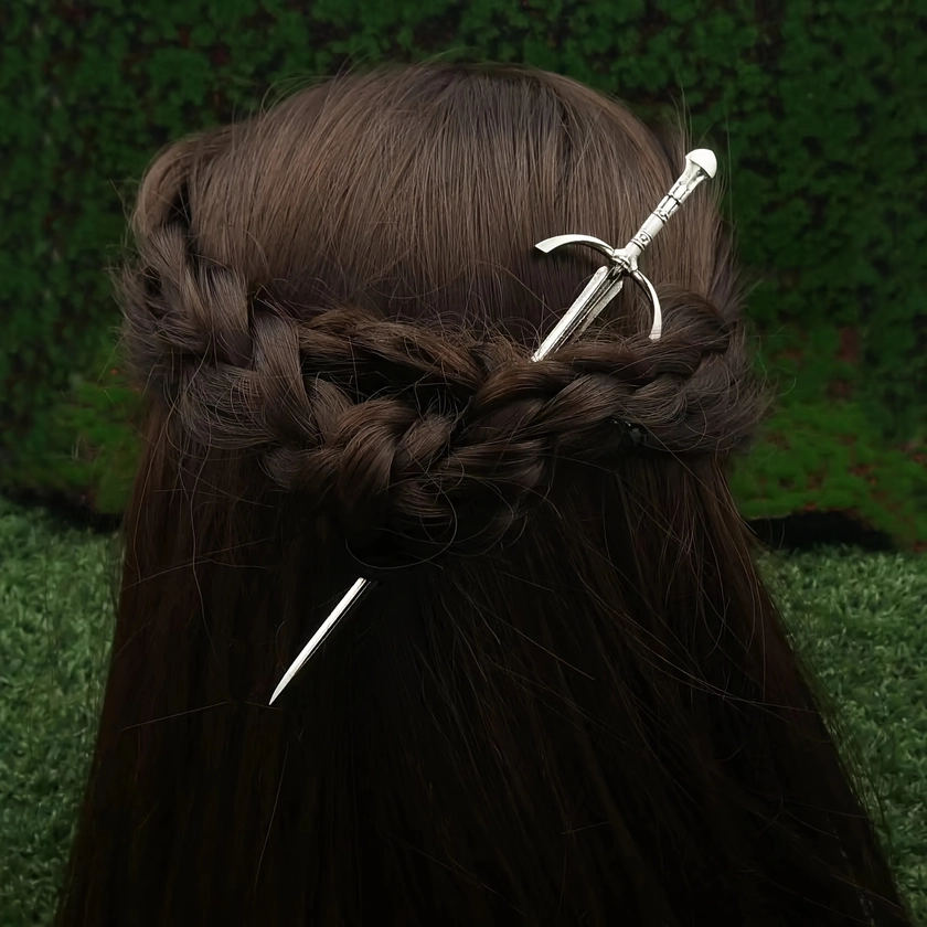 Antique Swords Shaped Hair Stick Simple Style Hair Fork Metallic Hairpin Women Hair Accessories