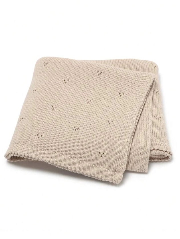 1pc Simple Knit Baby Multi-use Blanket All Seasons | SHEIN UK