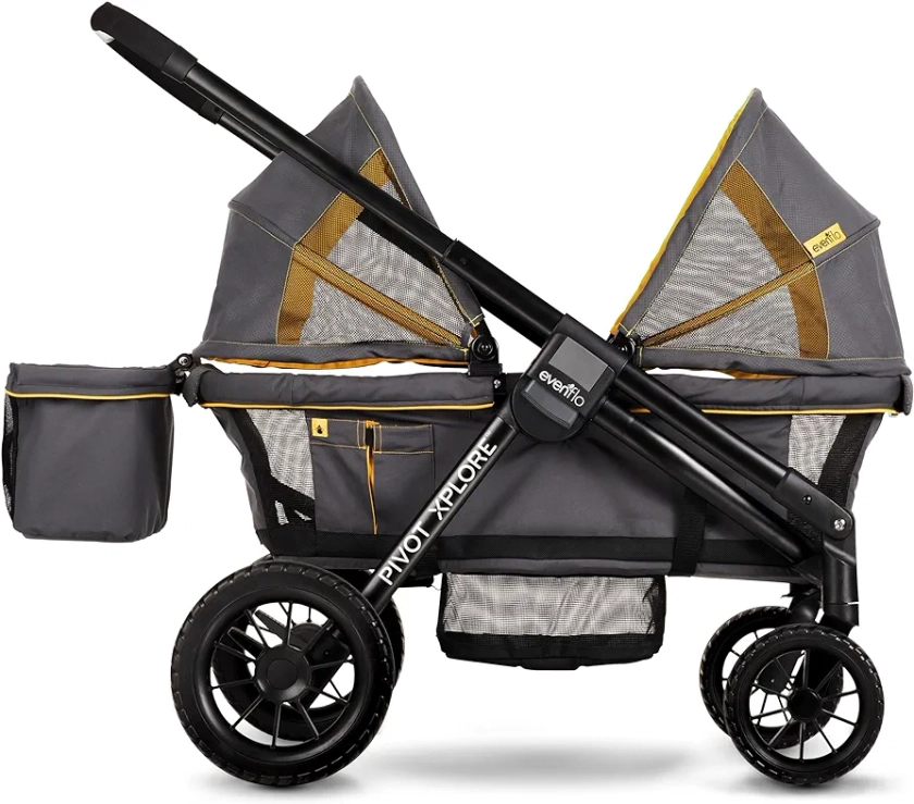 Evenflo Pivot Xplore All-Terrain Stroller Wagon (Adventurer Gray)