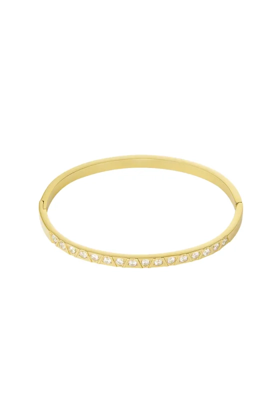 Bangle spicy diamond - goud SKU0292553-187 Goud Groothandel SKU0292553-187