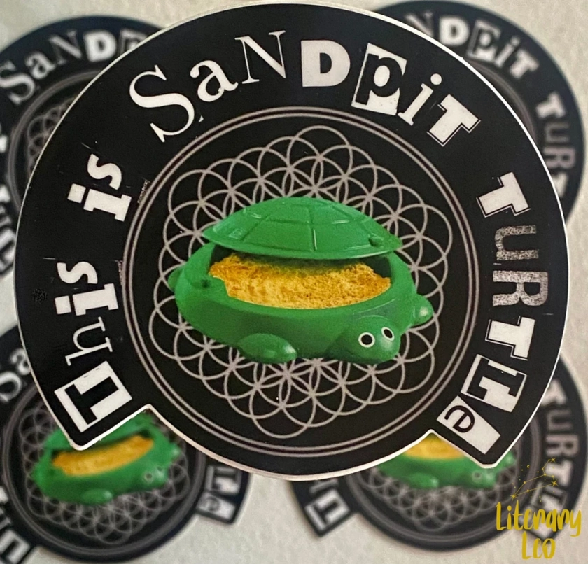 This is Sandpit Turtle (Sempiternal) Misheard Metal Lyrics Sticker | BMTH | Misheard Lyrics | Emo Gifts | NuMetal | Metalcore | Elder Emo