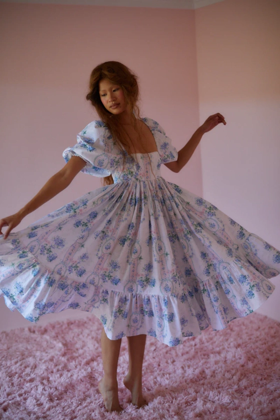 The La Belle Etoile Cotton French Puff Dress