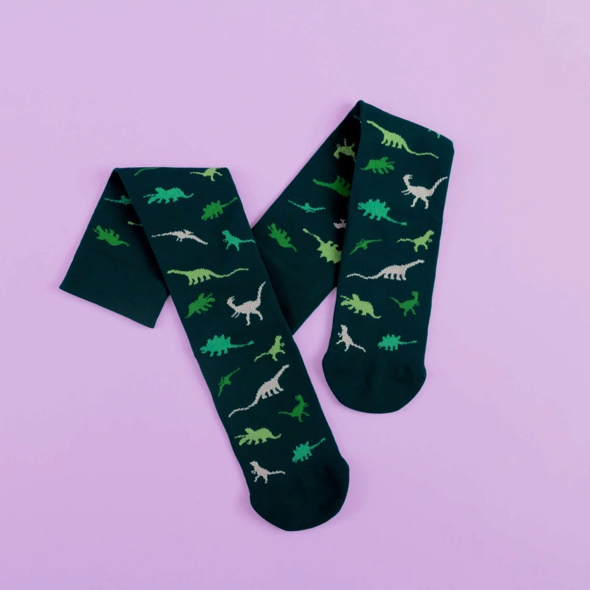 Dinosaur Compression Socks - Not Your Grandma&#039;s