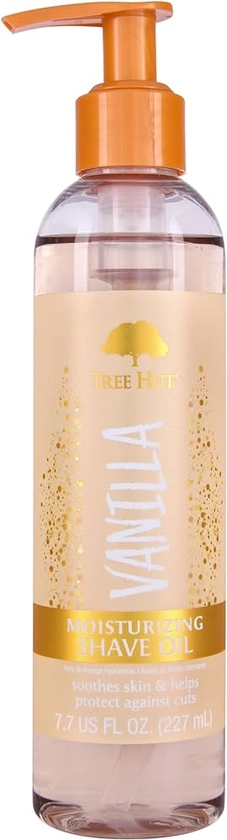 Tree Hut Bare Vanilla Hydrating & Moisturizing Shave Oil, 7.7 fl oz.