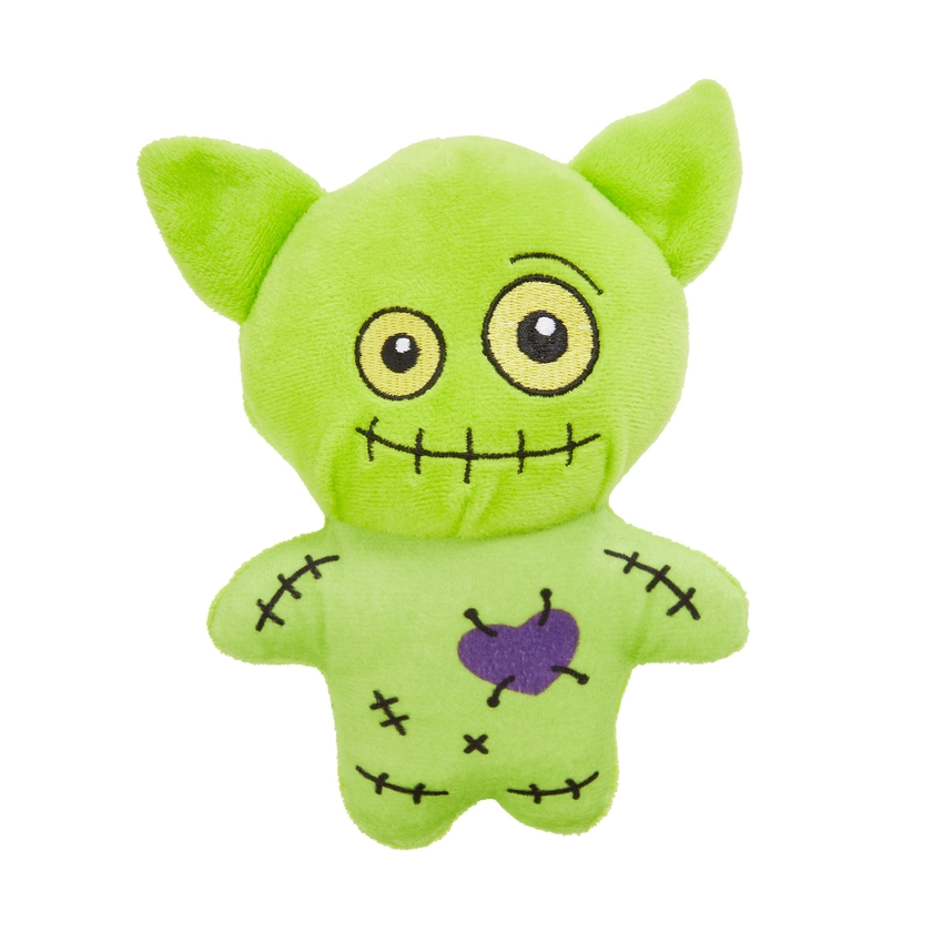 Thrills &amp; Chills&amp;trade; Halloween Plush Voodoo Cat Dog Toy - Squeaker, Crinkle