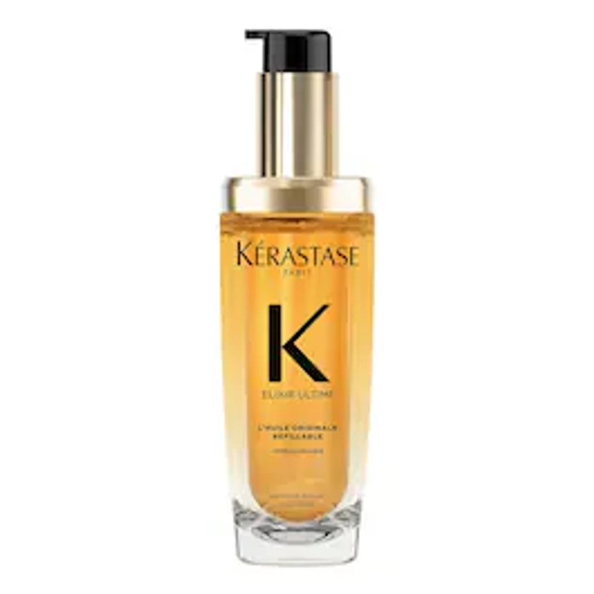 KÉRASTASEElixir Ultime - Huile Nourrissante Rechargeable pour Cheveux Secs 1 121 avis Testé par nos membres GoldVoir la vidéo Le produit essayé dans la vidéo a été offert par Sephora