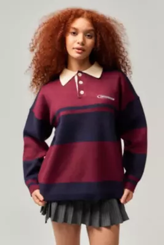 iets frans... Stripe Rugby Jumper