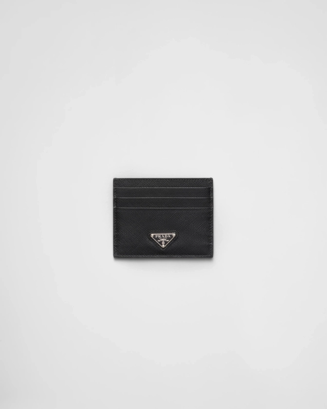 Designer Women's Saffiano Wallets & Card Holders | PRADA