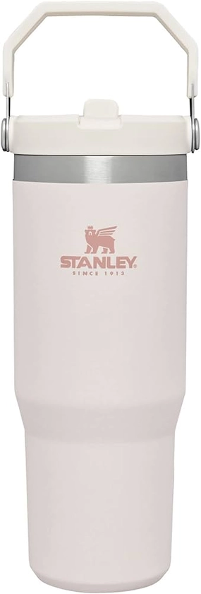 Amazon.com: Stanley IceFlow Stainless Steel Tumbler with Straw - Vacuum Insulated Water Bottle for Home, Office or Car - Reusable Cup with Straw Leak Resistant Flip - Cold for 12 Hours or Iced for 2 Days (Polar) : Home & Kitchen