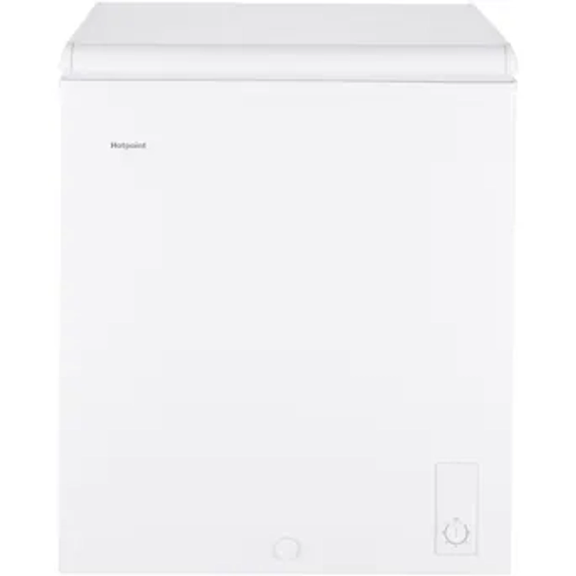 Hotpoint 4.9-cu ft Manual Defrost Chest Freezer (White) in the Chest Freezers department at Lowes.com