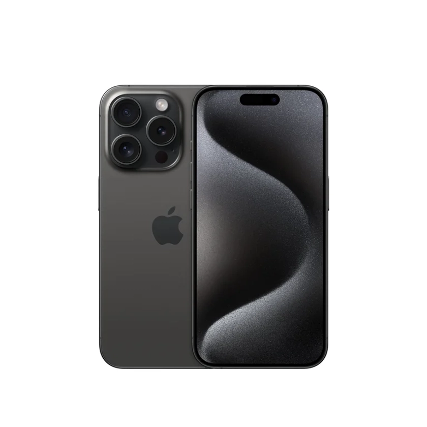 iPhone 15 Pro (5G) 256 Go, Titane noir, Débloqué