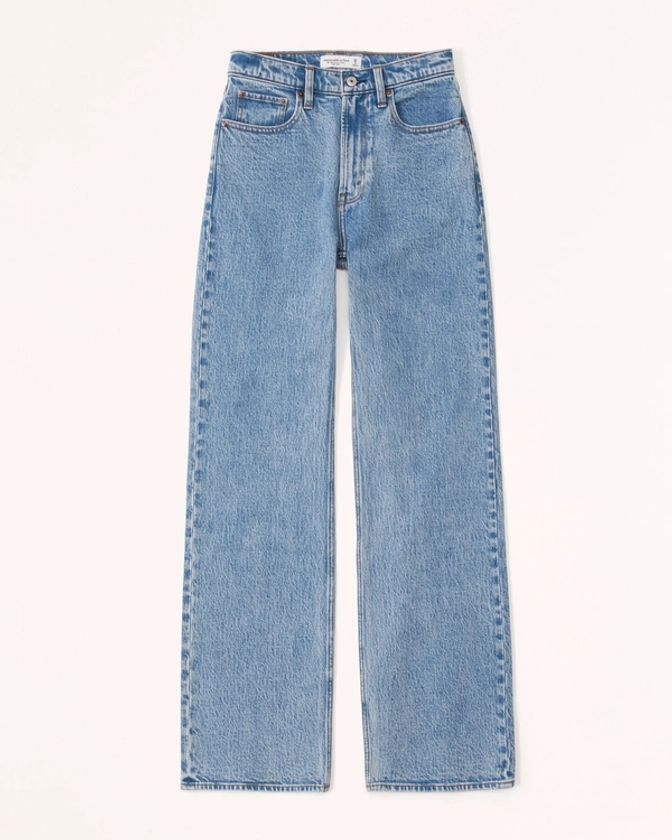 Women's High Rise 90s Relaxed Jean | Women's Clearance | Abercrombie.com