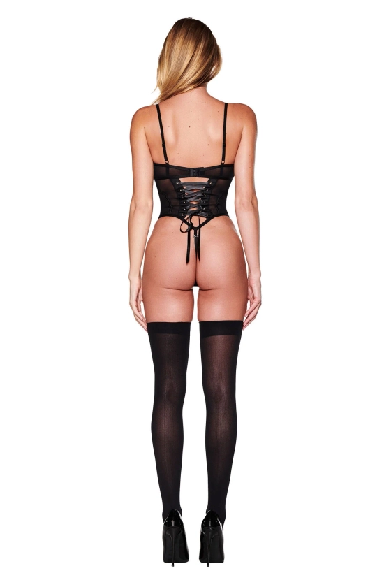 JACQUELINE BODYSUIT - BLACK