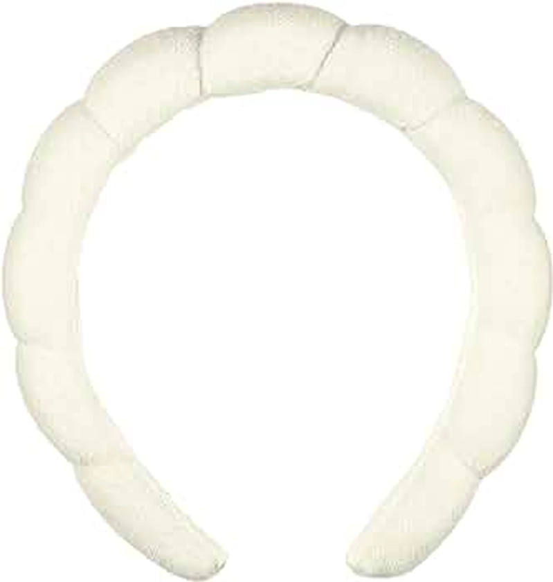 CONAIR Spa Headband - Make up headband - spa headband for washing face - Bubble headband - Makeup headband - GRWM headband - Ivory