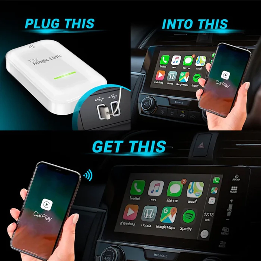 Wired to Wireless CarPlay Adapter