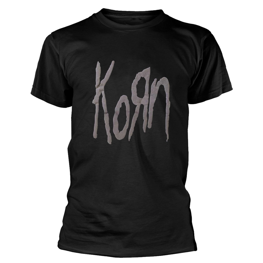 Korn 'Logo' (Black) Hi-Build T-Shirt
