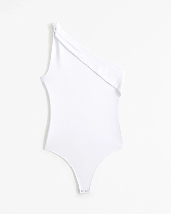 Women's Asymmetrical Draped Bodysuit | Women's Clearance | Abercrombie.com