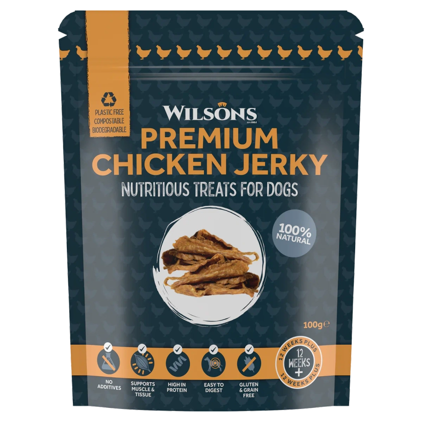 Premium Chicken Jerky Natural Dog Treats
