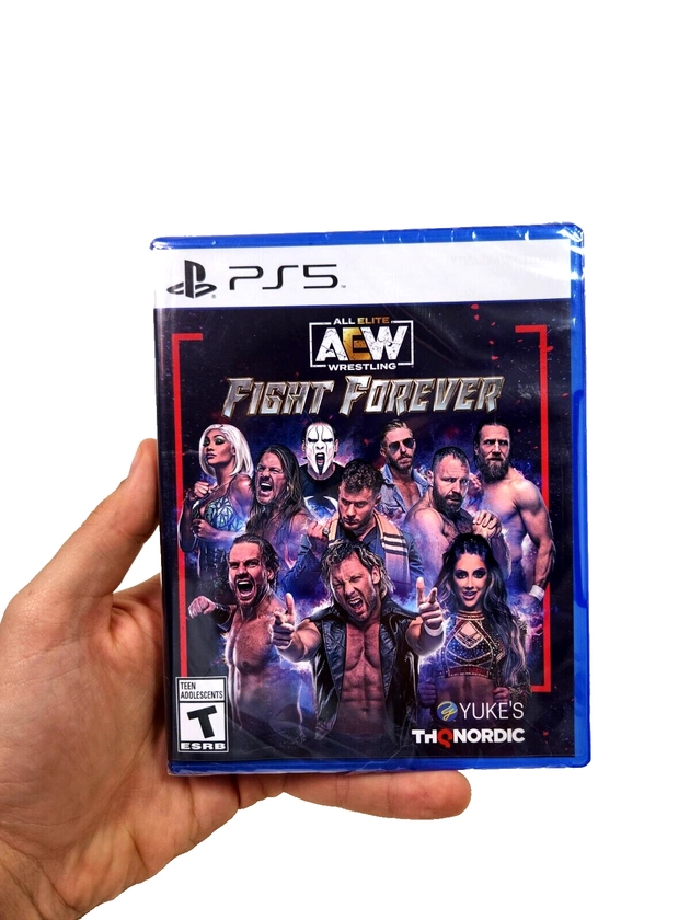 AEW: Fight Forever (Sony PlayStation 5) Ps5 Wrestling Game Brand New Sealed
